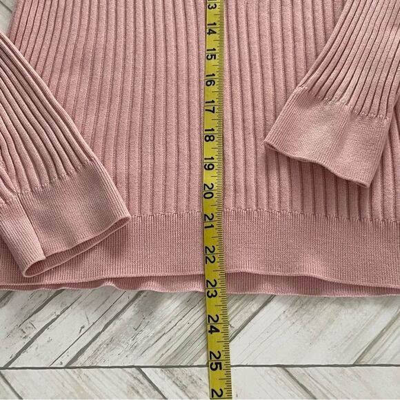 Athleta Pink Collar 1/4 Button Down Sweater size XL - Picture 7 of 8